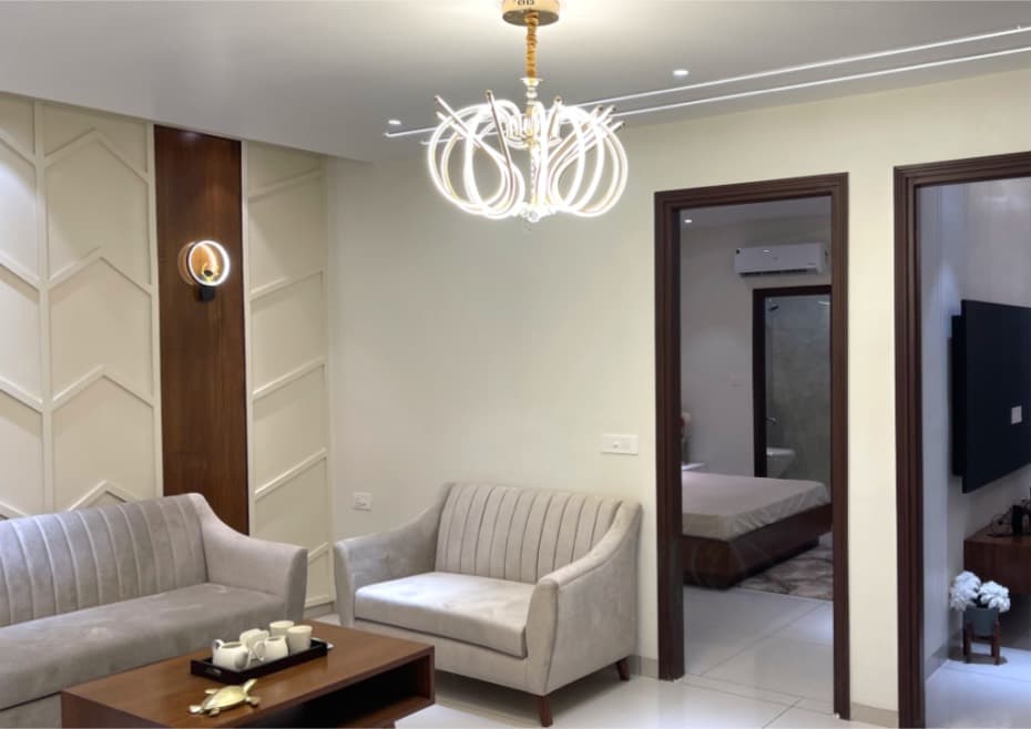 Sample home — dining